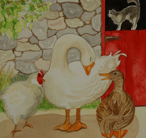 Illustration for Tale of a Silly Goose and Other Stories