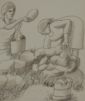 Illustration for the Mwanza Rural Health and Watercard Project